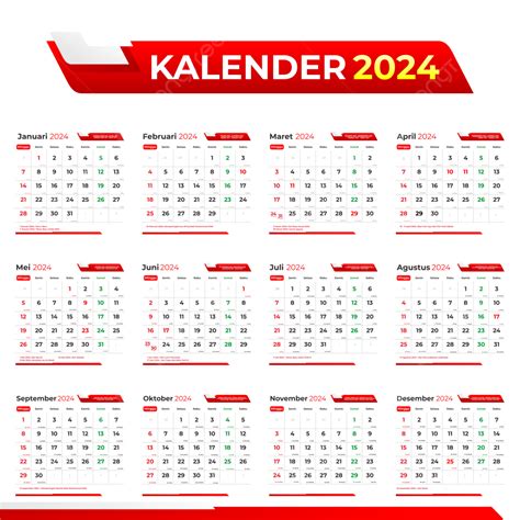 kalender tahun 2024 lengkap dengan pasaran